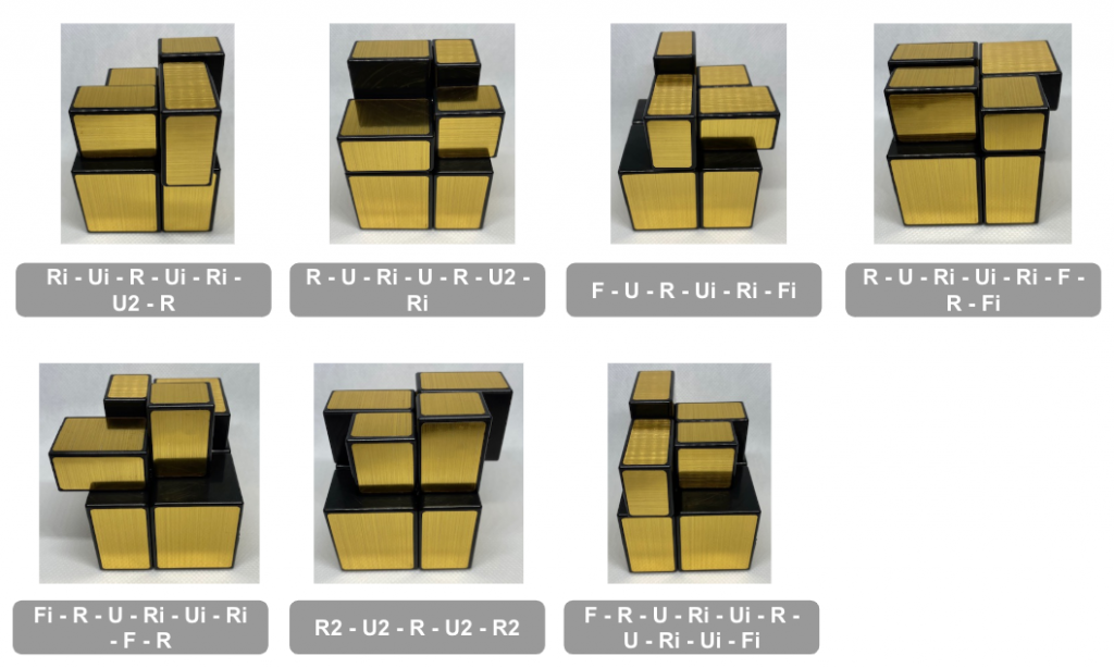 oplossen 2x2 mirror kubus