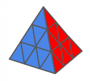 Pyraminx kubus