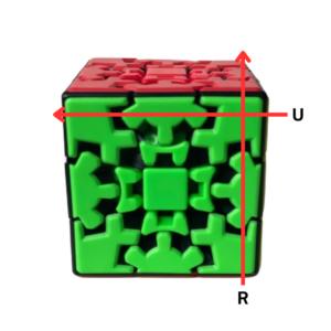 Gear cube rotations